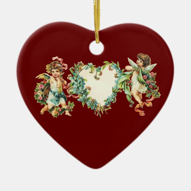 Vintag Valentine Keramikornament (Vorne)