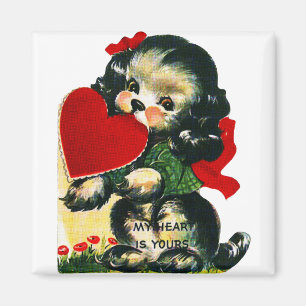 Vintag Valentine Magnet