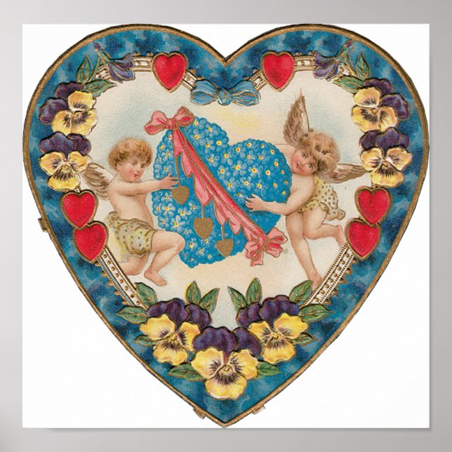 Vintag Valentine Poster (Vorne)