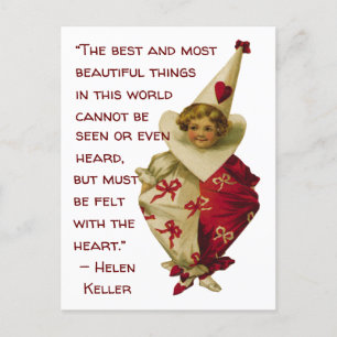 Vintag Valentine Postkarte