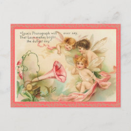 Vintag Valentine Postkarte