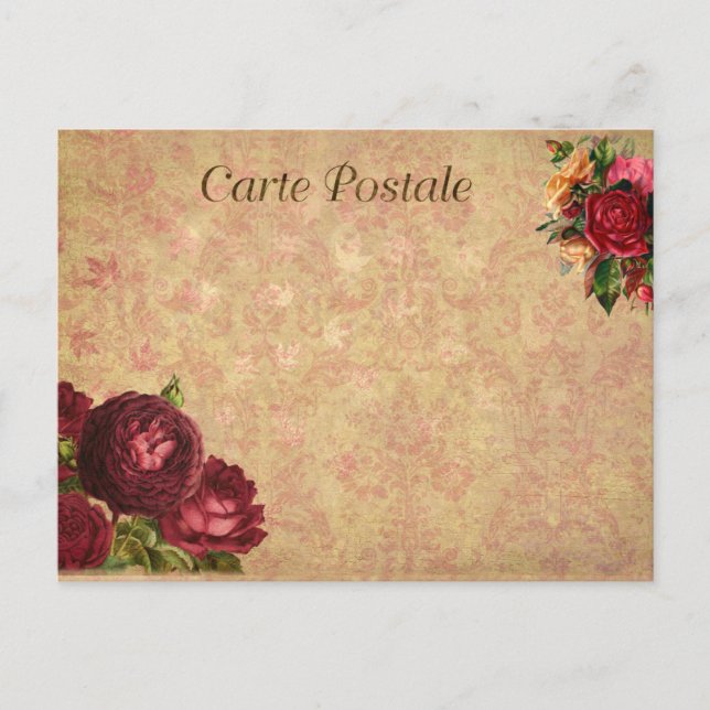 Vintag Valentine Postkarte (Vorderseite)