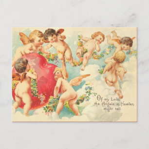 Vintag Valentine Postkarte