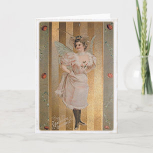 Vintag Valentine Postkarte