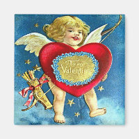 Vintag Valentine Postkarte