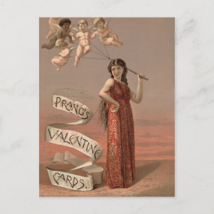 Vintag: Valentinstag - Feiertagspostkarte