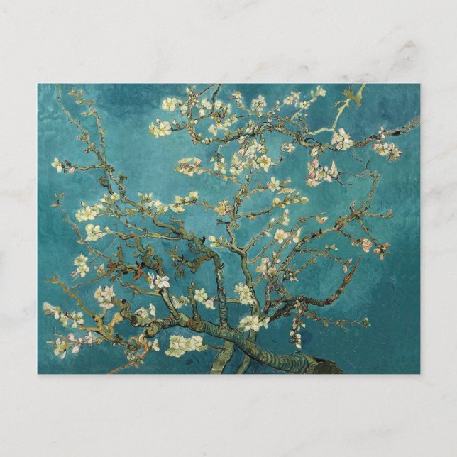 Vintag Van Gogh Almond Blossom Postkarte (Vorderseite)