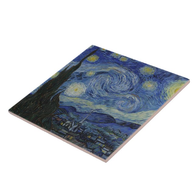 Vintag Van Gogh: Die Sternennacht Fliese (Seite)