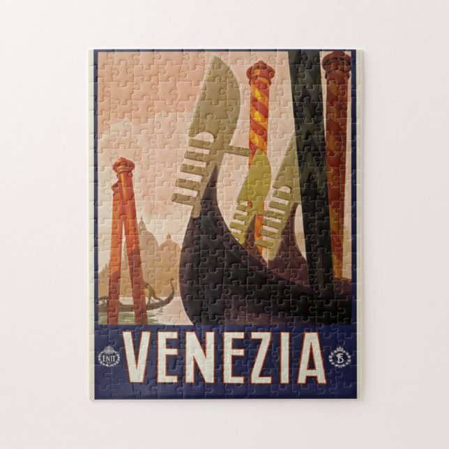 Vintag Venezia | Reiseplakat Venedig Italien (Vertikal)