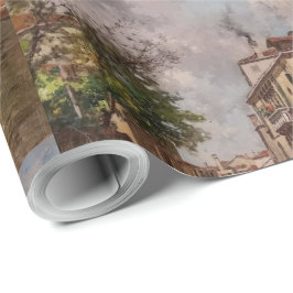 Vintag Venice Antonio Leto Venezianisch Canal Geschenkpapier