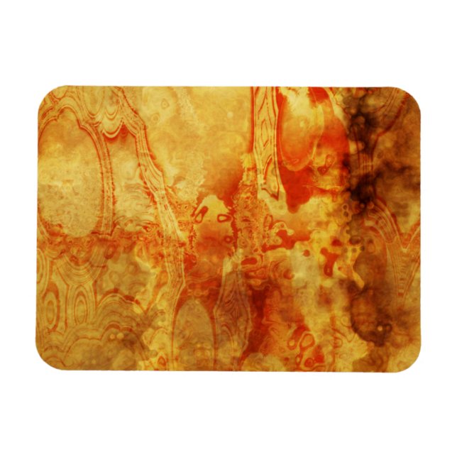 Vintag verschüttetes Rot Magnet (Horizontal)