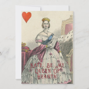 Vintag Victoria Valentine Feiertagskarte