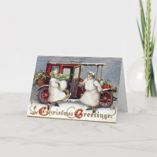 Vintag Viktorianisch, c. 1912 Weihnachten