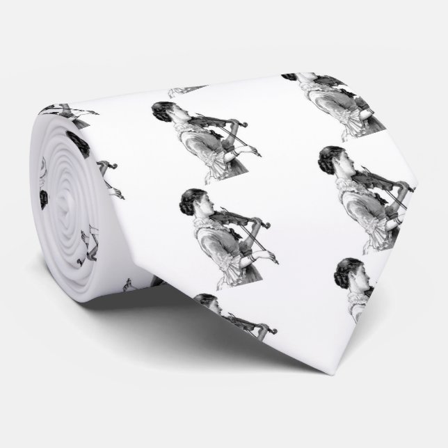Vintag Violinist Krawatte (Gerollt)