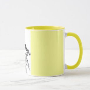 Vintag Violinist Tasse
