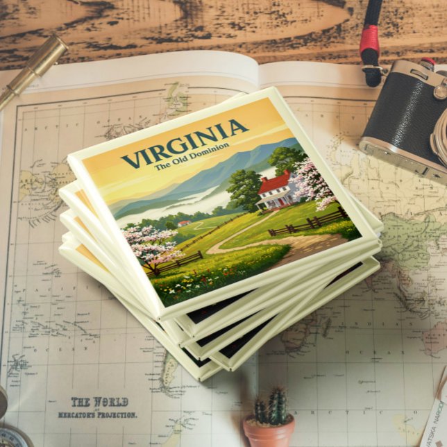 Vintag Virginia Magnet (Von Creator hochgeladen)