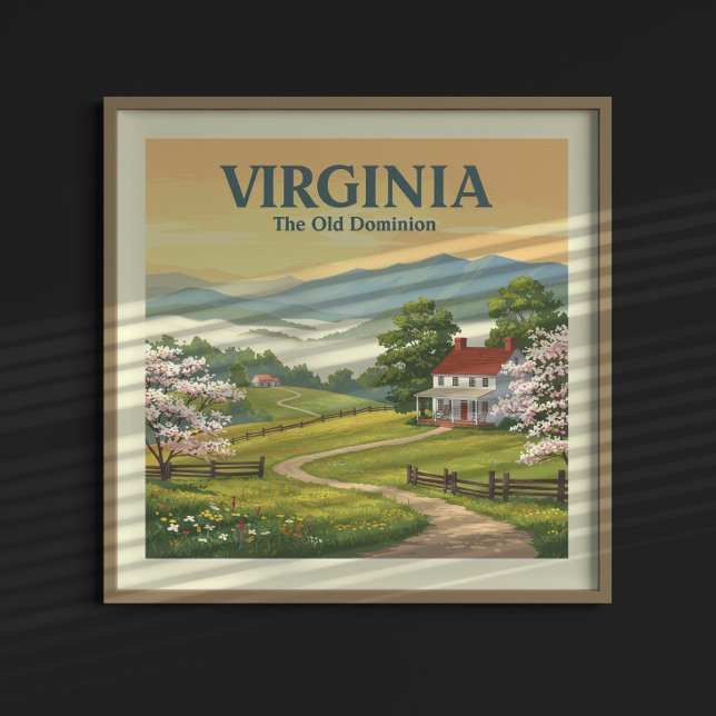 Vintag Virginia Poster (Von Creator hochgeladen)