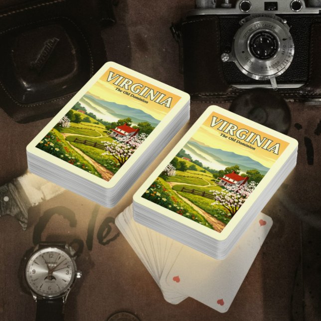 Vintag Virginia Spielkarten (Von Creator hochgeladen)