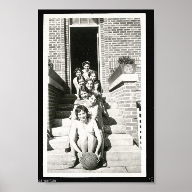 Vintag Volleyball Poster (Vorne)