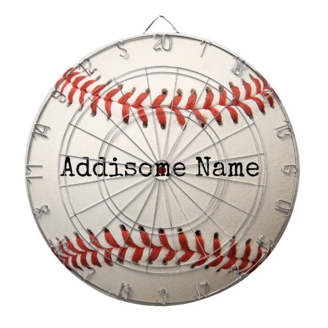 Vintag vom weißen Baseballkissen Dartscheibe (vorne)