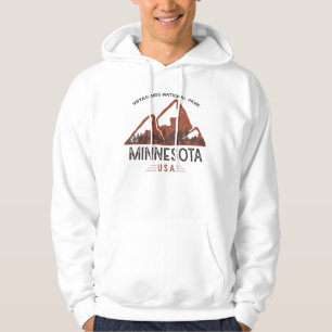 Vintag Voyageurs Nationalpark Minnesota Hoodie