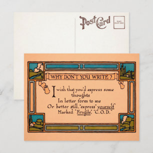 Vintag, warum du keine Postkarte schreibst