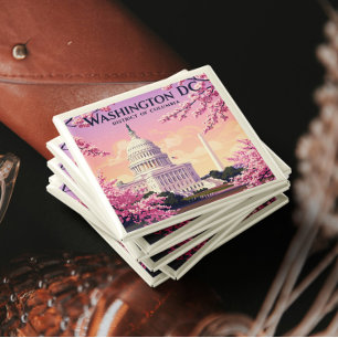 Vintag Washington D.C. Magnet