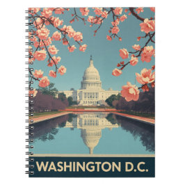 Vintag Washington D.C. Notizblock