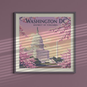 Vintag Washington D.C. Poster