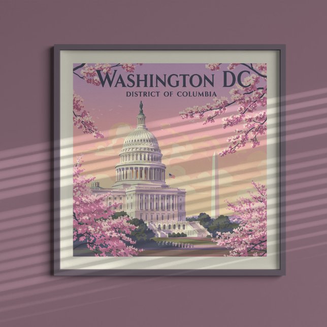 Vintag Washington D.C. Poster (Von Creator hochgeladen)