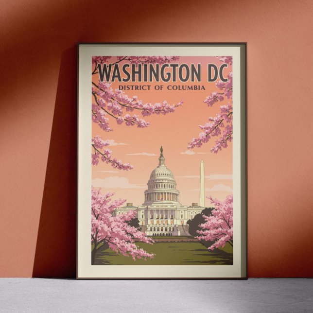 Vintag Washington D.C. Poster (Von Creator hochgeladen)