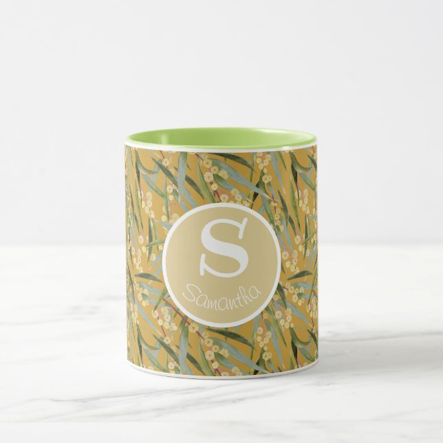 Vintag Wattle Pattern Tasse (Zentrum)