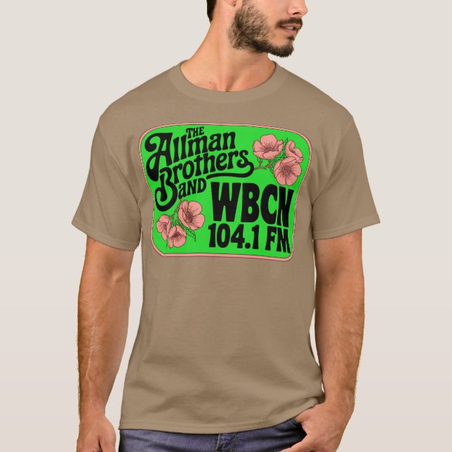 Vintag WBCN 104.1 FM (2) T-Shirt (Vorderseite)