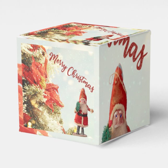 Vintag Weihnachten Geschenkschachtel (Vorderseite)