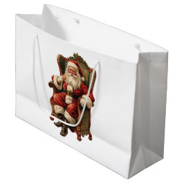 Vintag Weihnachten Große Geschenktüte