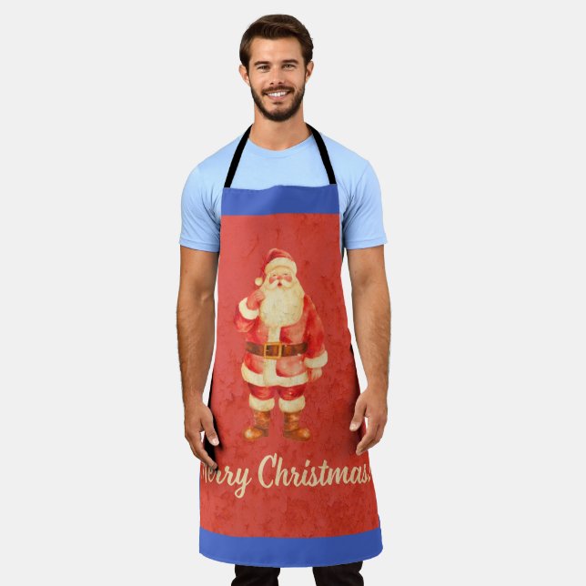Vintag Weihnachten Schürze (Getragen)