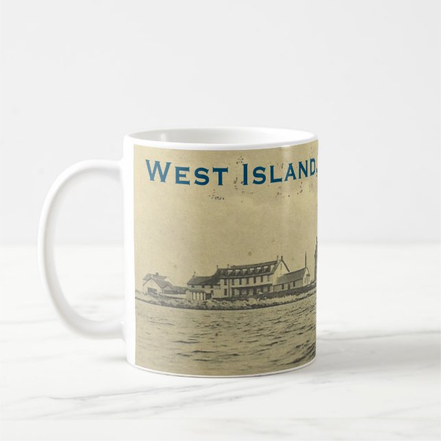 Vintag West Island, Sakonnet - Little Compton, RI Kaffeetasse (Links)