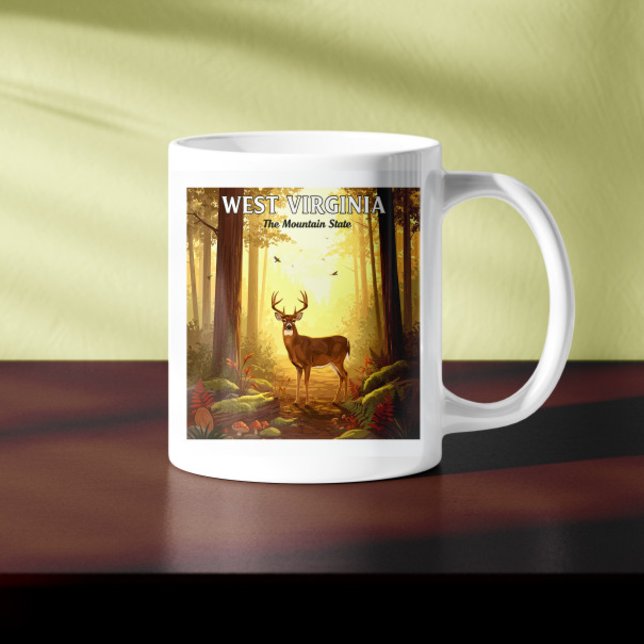 Vintag West Virginia Kaffeetasse (Von Creator hochgeladen)