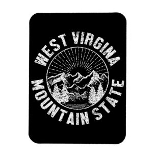 Vintag West Virginia Magnet