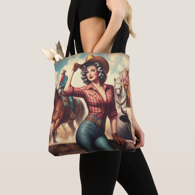 Vintag Western Cowgirl Tasche (Von Nahem)