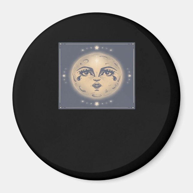 Vintag Whimsigoth Moon Magnet (Vorne)