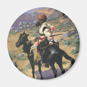 Vintag Wild West, An Indian Trapper von Remington Magnet