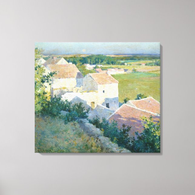 Vintag Willard Metcalf MidSummer Twilight Leinwanddruck (Vorderseite)