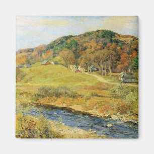 Vintag Willard Metcalf November Mosaic Magnet