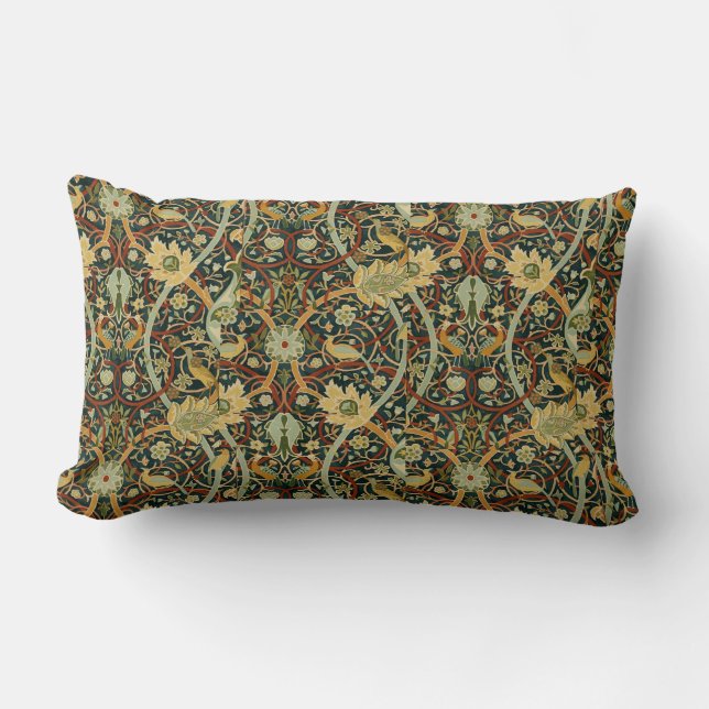 Vintag William Morris Bullerswood Carpet Lendenkissen (Vorderseite)