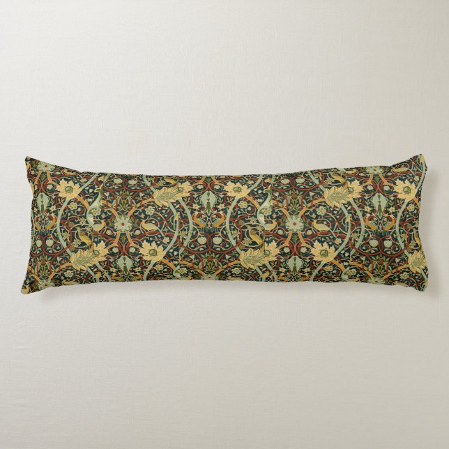 Vintag William Morris Bullerswood Carpet Seitenschläferkissen (Vorderseite)