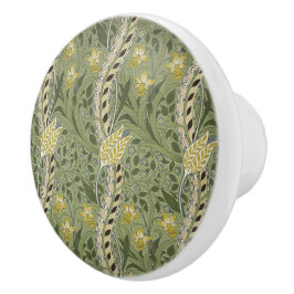 Vintag William Morris Daffodil Blume Gelb Keramikknauf