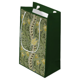 Vintag William Morris Daffodil Blume Gelb Kleine Geschenktüte