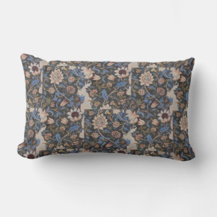 Vintag William Morris Evenlode Textile Design Lendenkissen