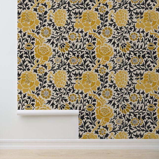 Vintag William Morris Floral Tapete (Anwendung)